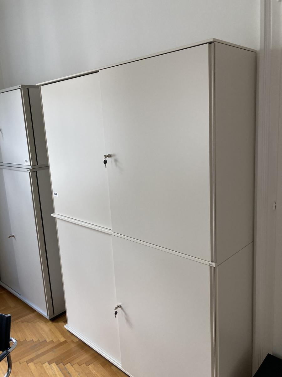 2 Stk. Bene Aktenschrank-Kombination Ober-